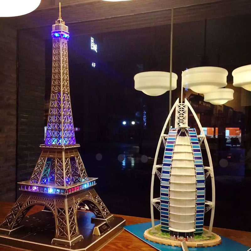 Three-dimensional Puzzle Paris Eiffel Tower