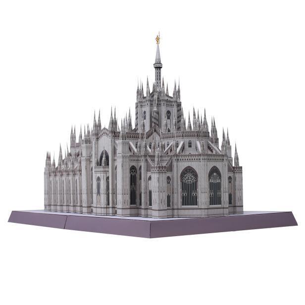 DIY Italy Milan Cathedral Craft Paper Model 3D Architectural Building DIY