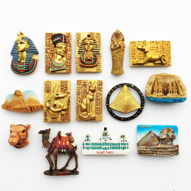 Egypt Creative Culture Resin Crafts Magnetic Refridgerator Magnets