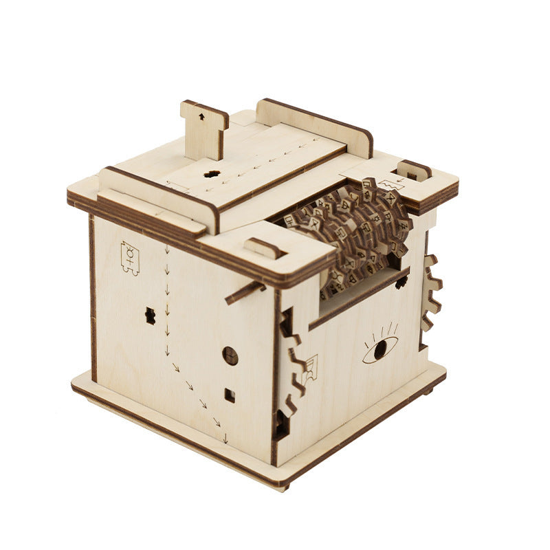 Da Vinci Code Book Wooden Decryption Toy