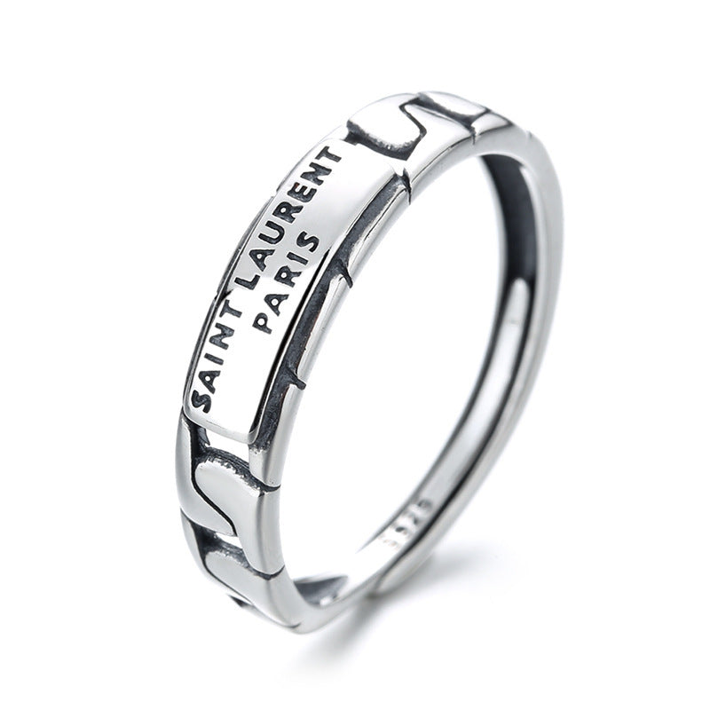 Creative Letters Romantic Paris Trend Ring