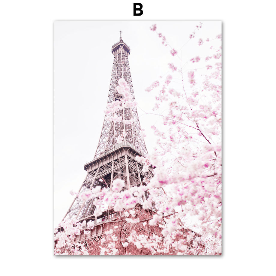 Diamond Painting Paris Tower Street Shooting Rhinestone Diamond Inlay Art