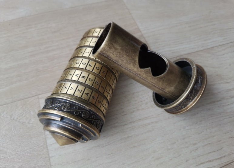 Da Vinci Combination Lock Bronze Precision Edition