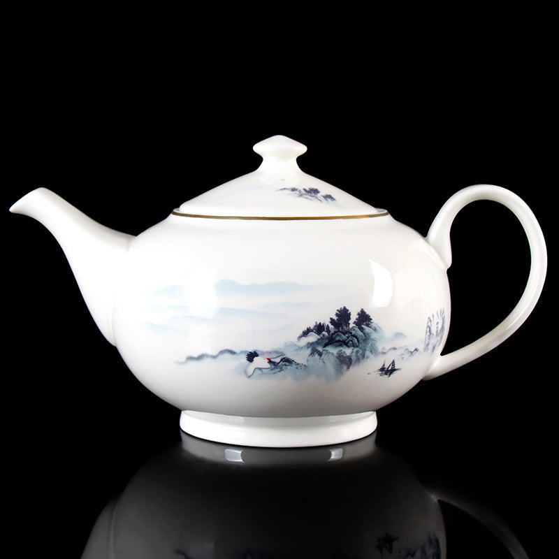 Bone China Tableware Set Chinese Household Daily Use Ceramic Bowls And Dishes Activities