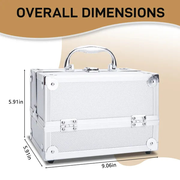 Aluminum Makeup Train Case, product photo 5