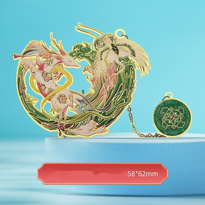 Metal Bookmark China-Chic Color Printing Handbook Tourist Souvenir