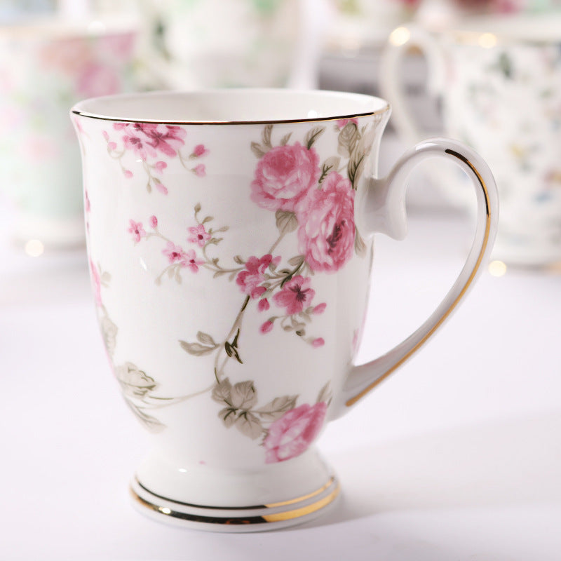 Household Creative Bone China Mark Office Cup