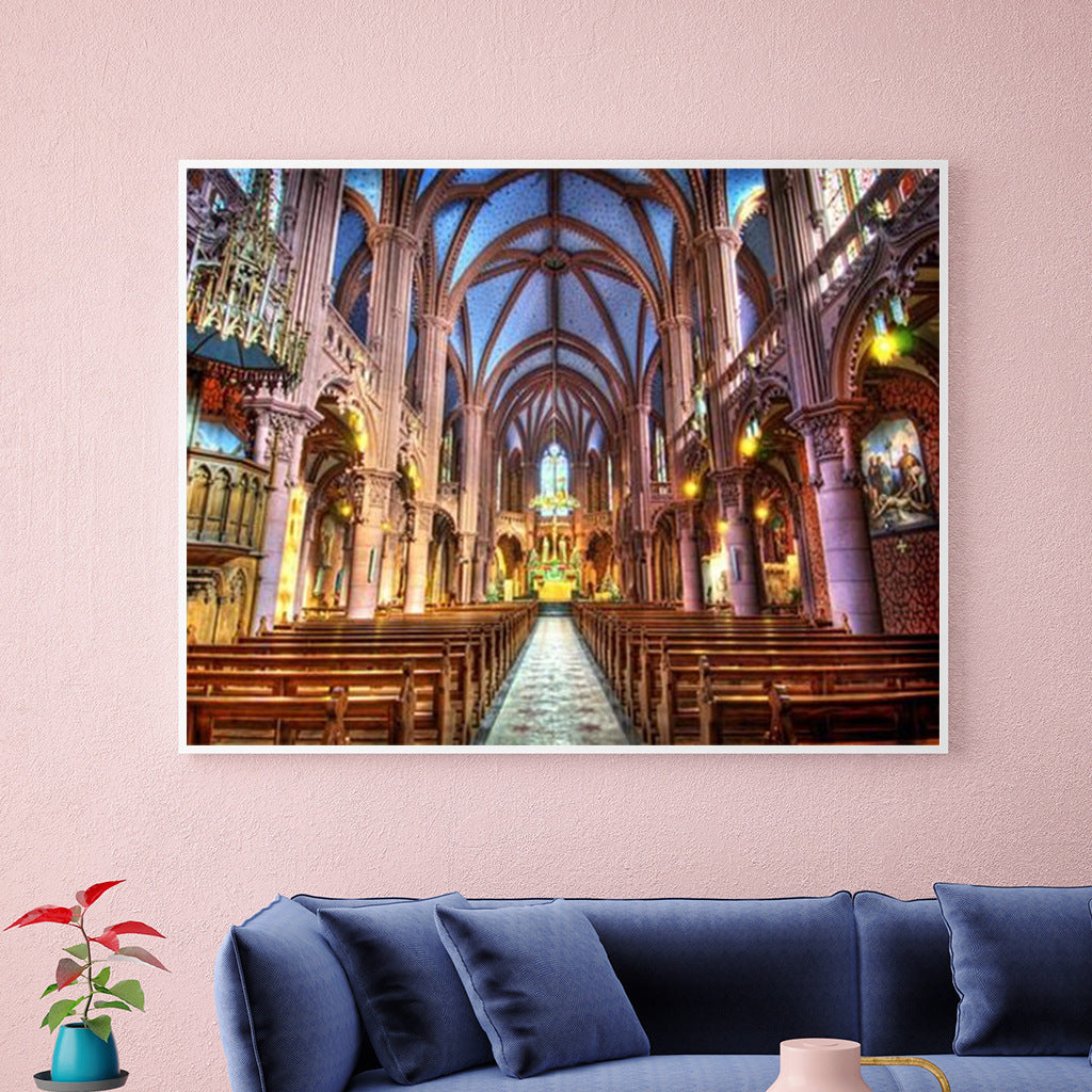 5D Diamond Painting Hanging Painting Notre Dame De Paris Scenery Diy