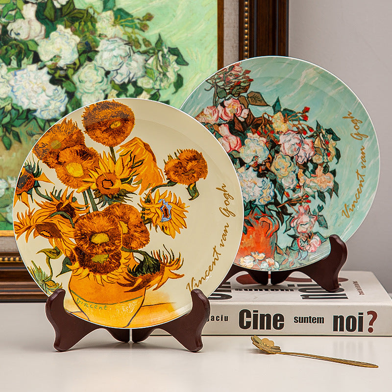 Van Gogh Export Bone China 8-inch Plate