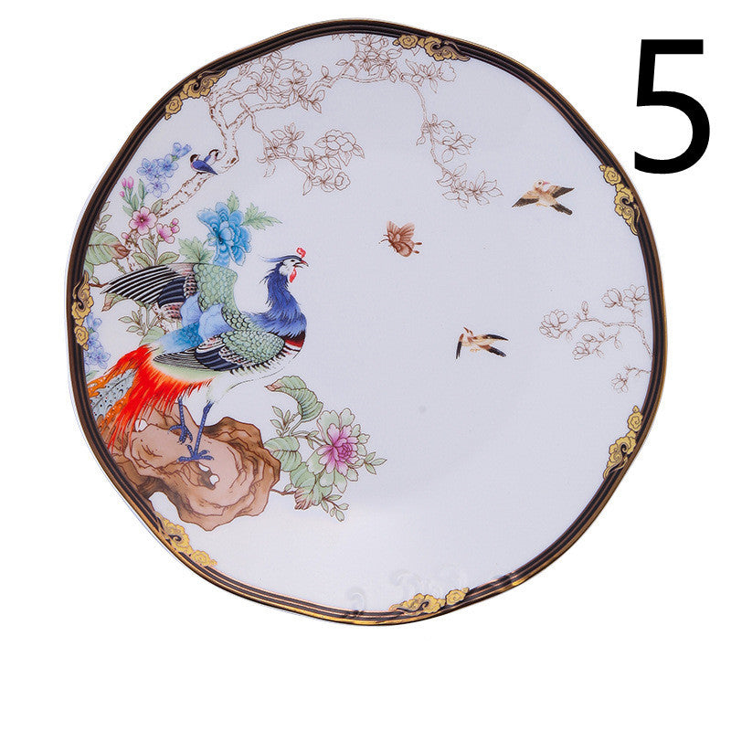 Creative Dishes And Dishes Set Household Chinese Bone China Tableware Set