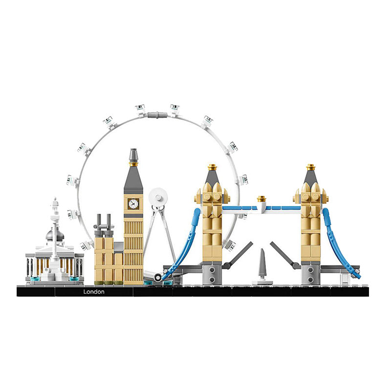 London Big Ben Tower Bridge Model Bricks Toy