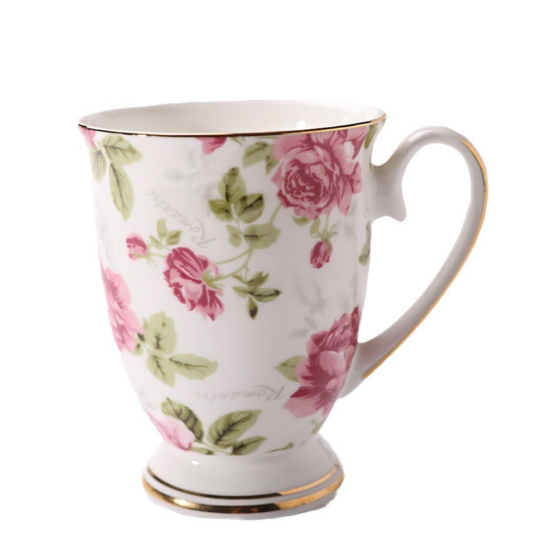 Household Creative Bone China Mark Office Cup