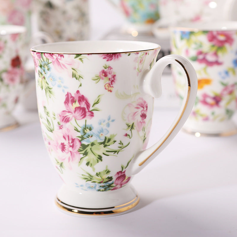Household Creative Bone China Mark Office Cup