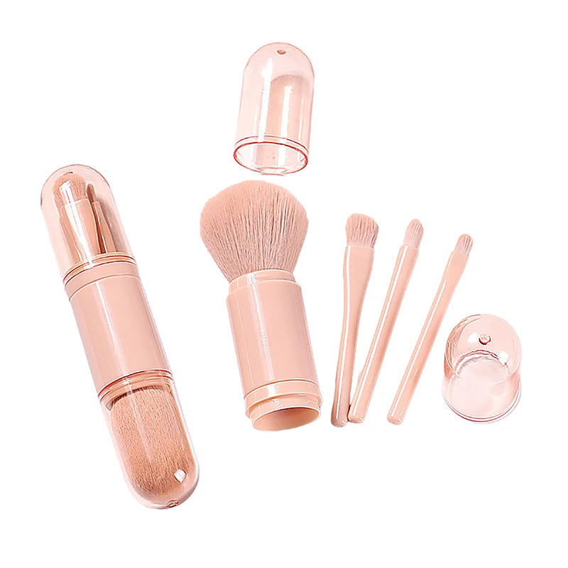 4-in-1 Compact Makeup Brush Set