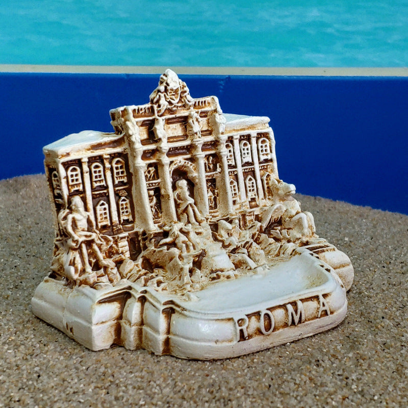 Rome Trevi Fountain Church Italy Rome Travel Souvenir Sand Set