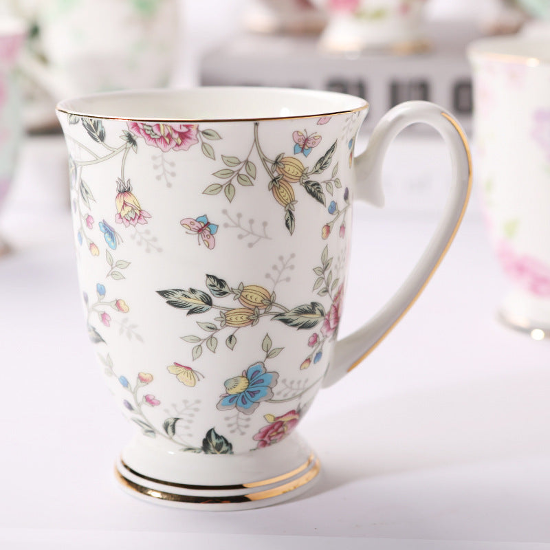 Household Creative Bone China Mark Office Cup