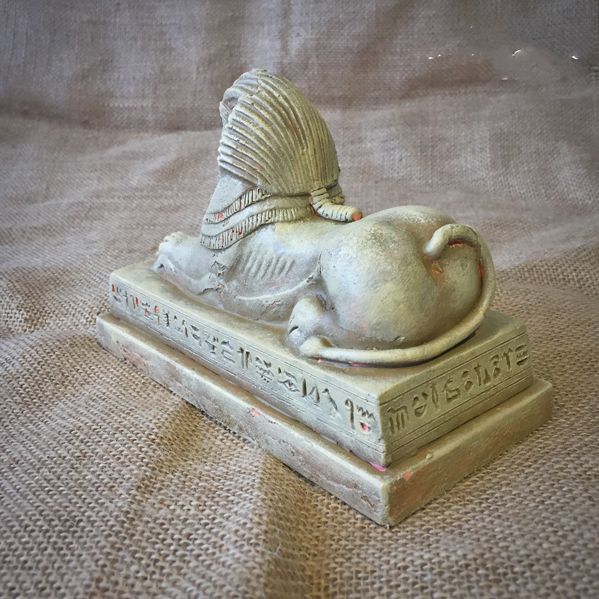 Egyptian Sphinx Tutankhamun Art Sculpture Figurine Egypt Sphinx Statue Resin