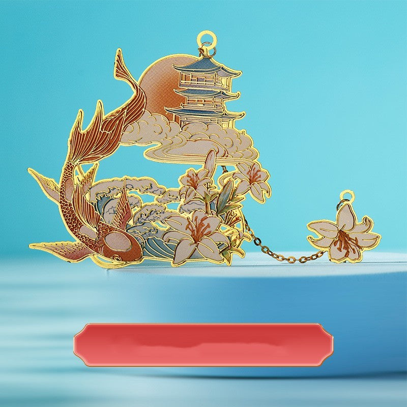 Metal Bookmark China-Chic Color Printing Handbook Tourist Souvenir