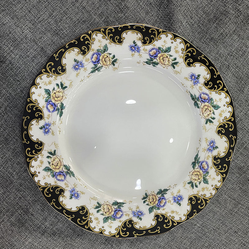Creative Bone China Plate Household Ceramic Flat Plate