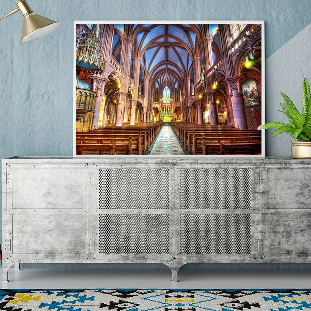 5D Diamond Painting Hanging Painting Notre Dame De Paris Scenery Diy