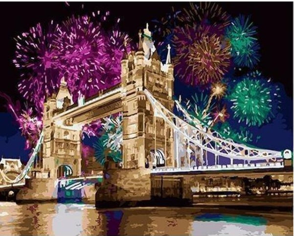 Fireworks In London - DIY Painting By Numbers Kits