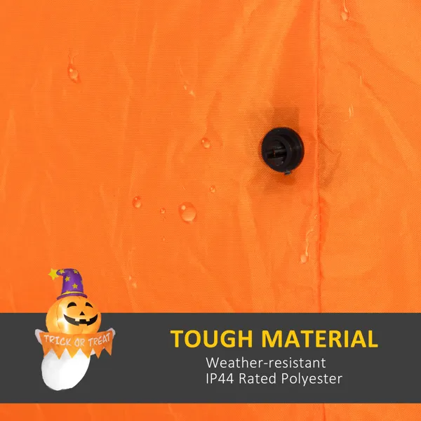 3.4 ft Inflatable LED Window Ghost with Pumpkin Face – image 2