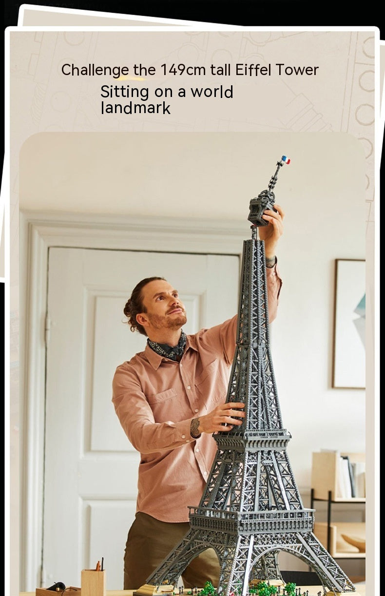 Eiffel Tower Building Block Model High Difficulty