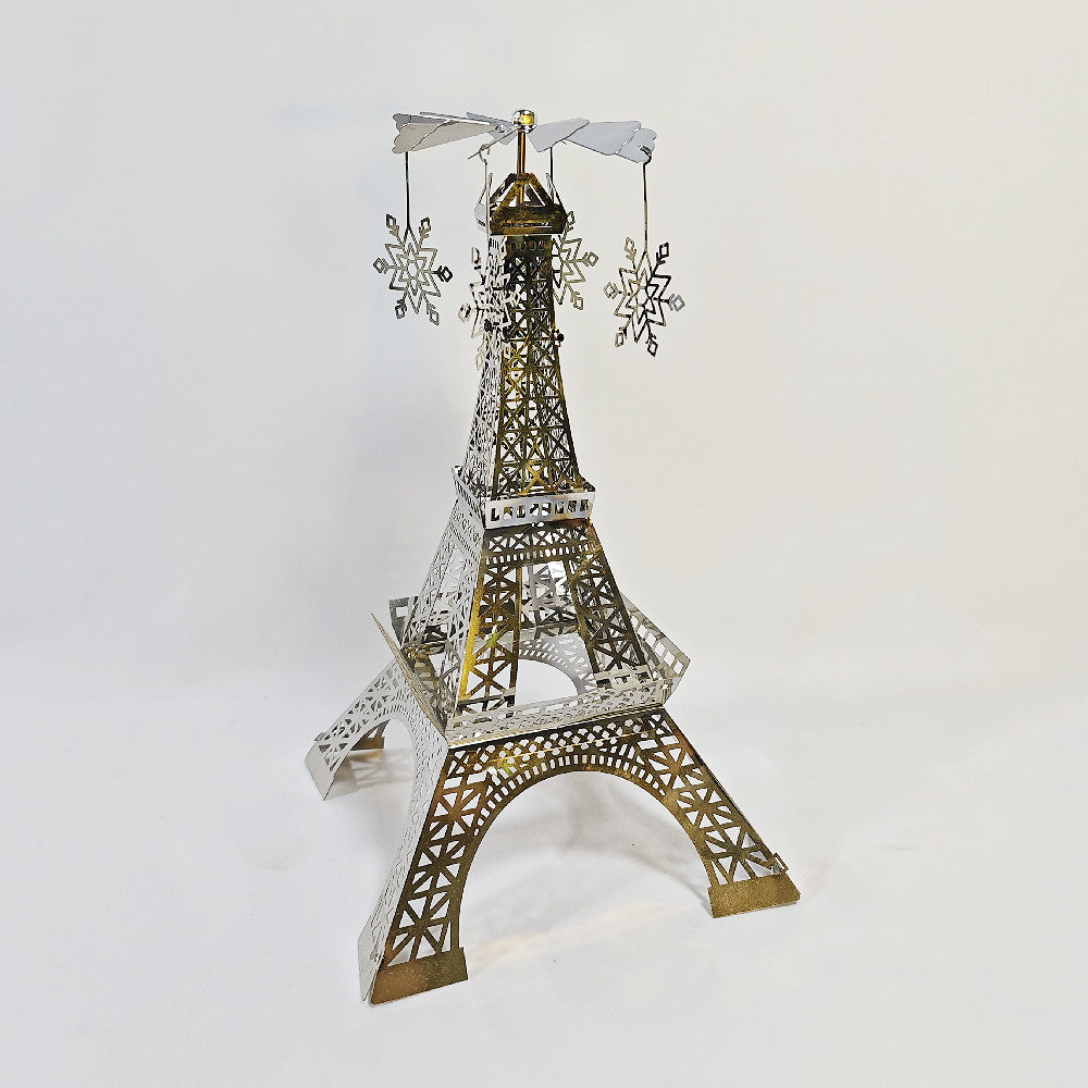 Paris Tower Aromatherapy Revolving Scenic Lantern Rotating Candlestick