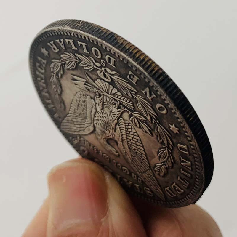Lady Liberty Sniper Brass Old Silver Coin