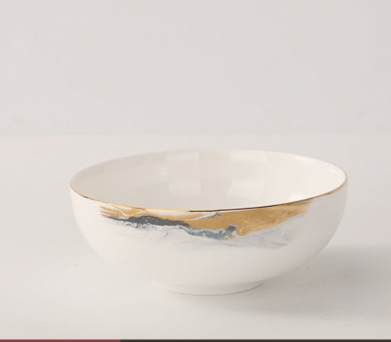 Bone China Hotel Tableware Set Chinese Style