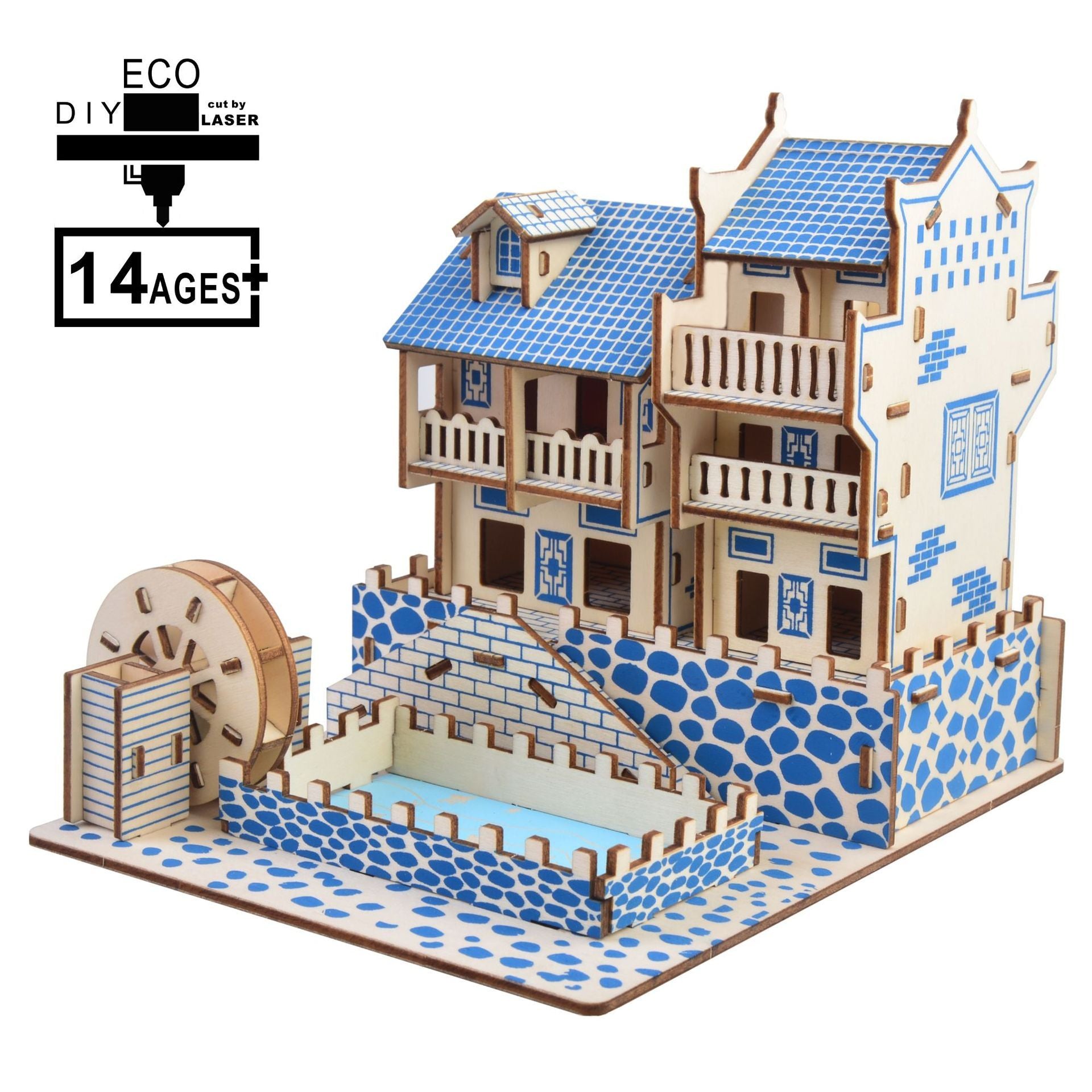 London Tower Bridge Three-dimensional Jigsaw Puzzle DIY Handmade