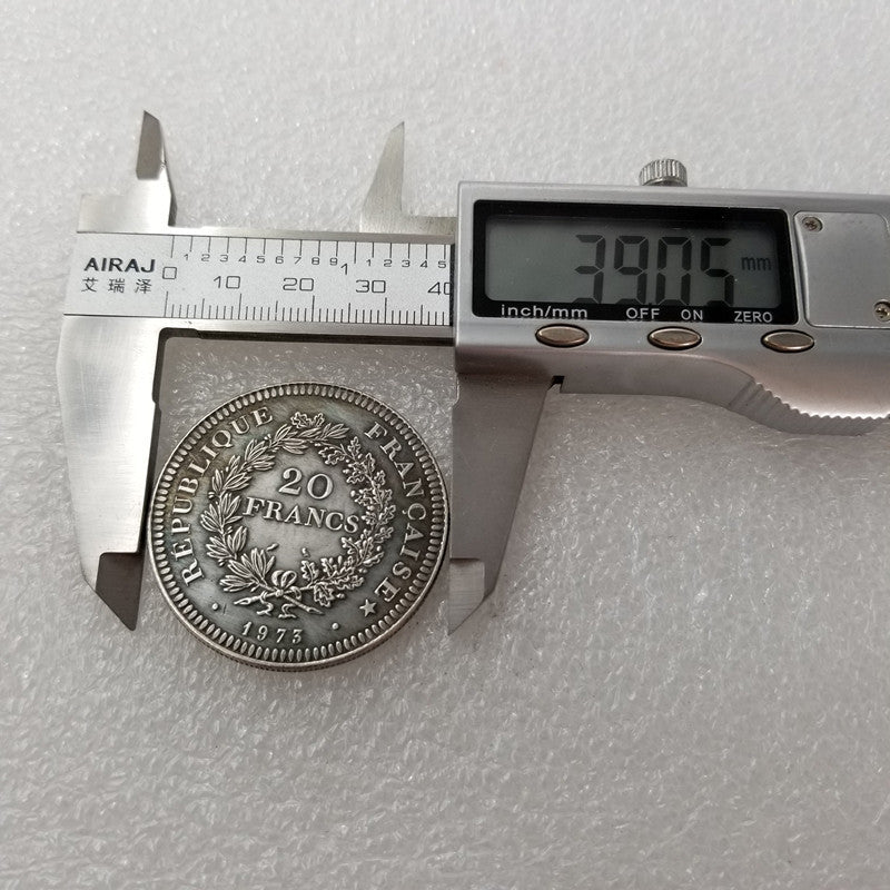 France Can Blow Silver Commemorative Coin