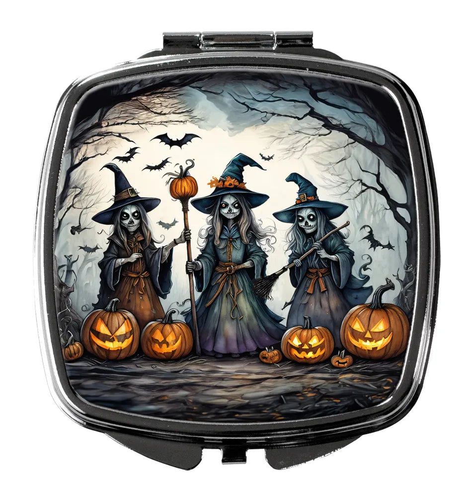 Witches Halloween Compact Mirror