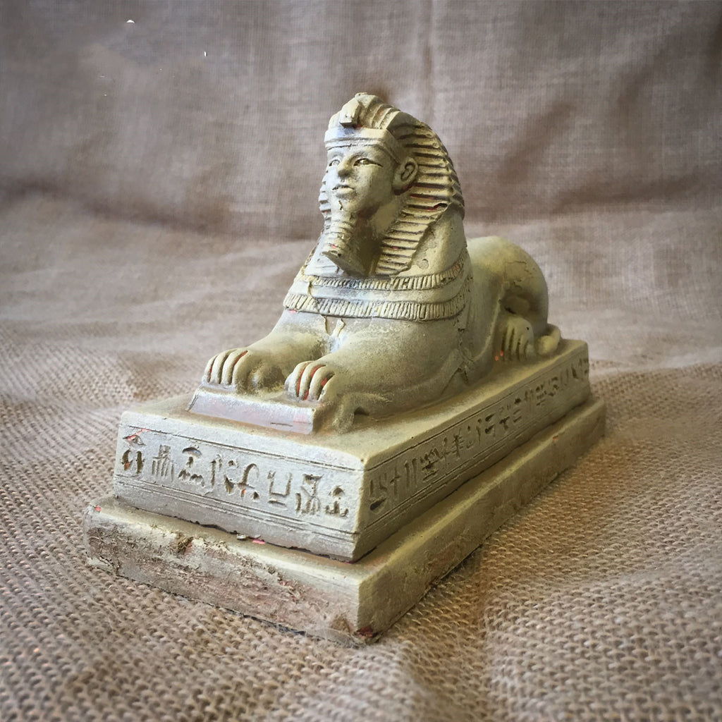 Egyptian Sphinx Tutankhamun Art Sculpture Figurine Egypt Sphinx Statue Resin