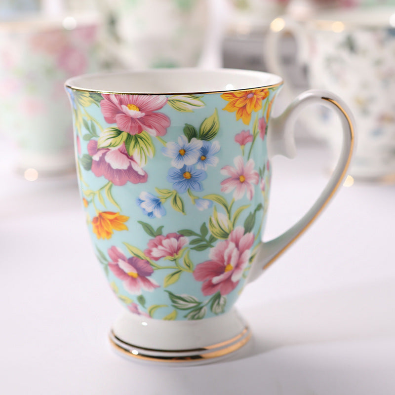 Household Creative Bone China Mark Office Cup