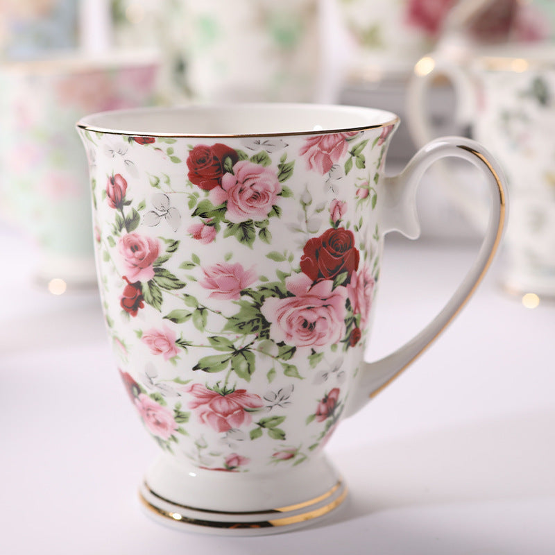 Household Creative Bone China Mark Office Cup