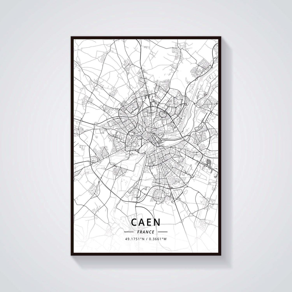 France City Map Poster Provence Canvas Painting