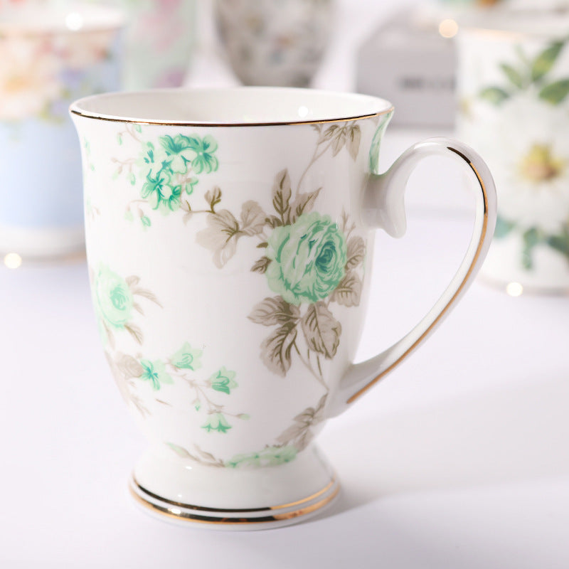 Household Creative Bone China Mark Office Cup