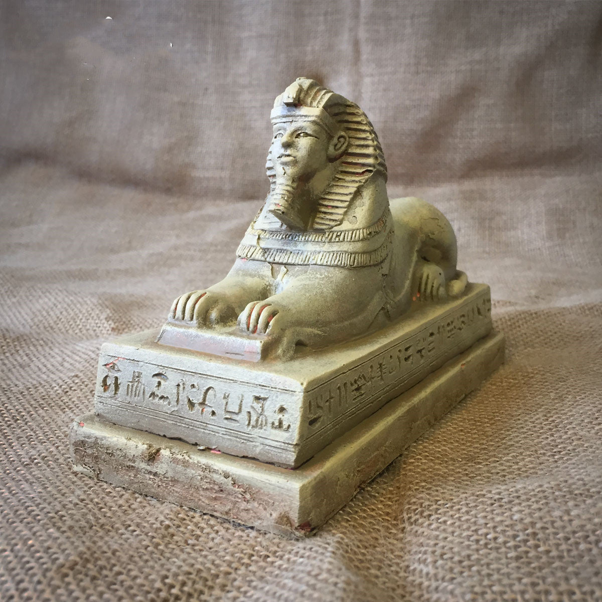 Egyptian Sphinx Tutankhamun Art Sculpture Figurine Egypt Sphinx Statue Resin