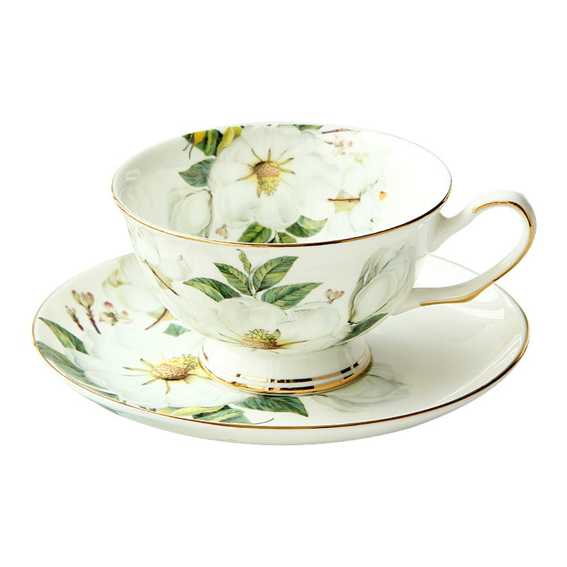 Household British Bone China Coffee Cup Set