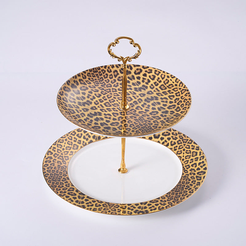 Leopard Bone China Coffee Cup And Saucer Set