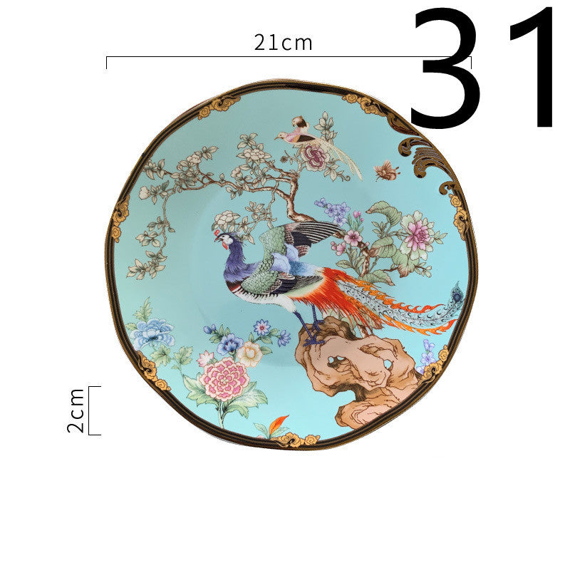 Creative Dishes And Dishes Set Household Chinese Bone China Tableware Set