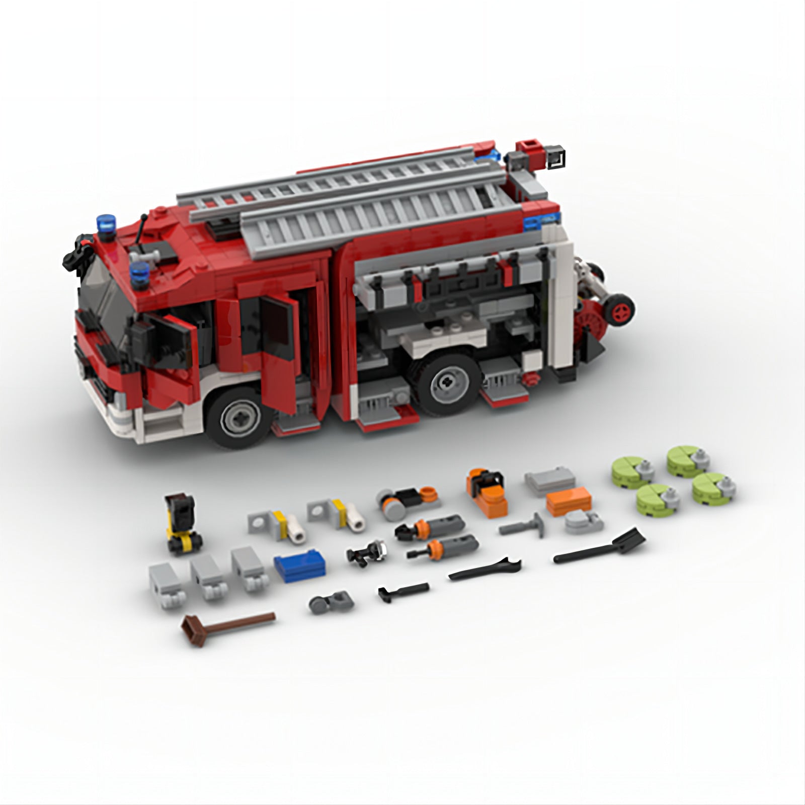 MOC-137461 Munich Fire Truck Small Particles