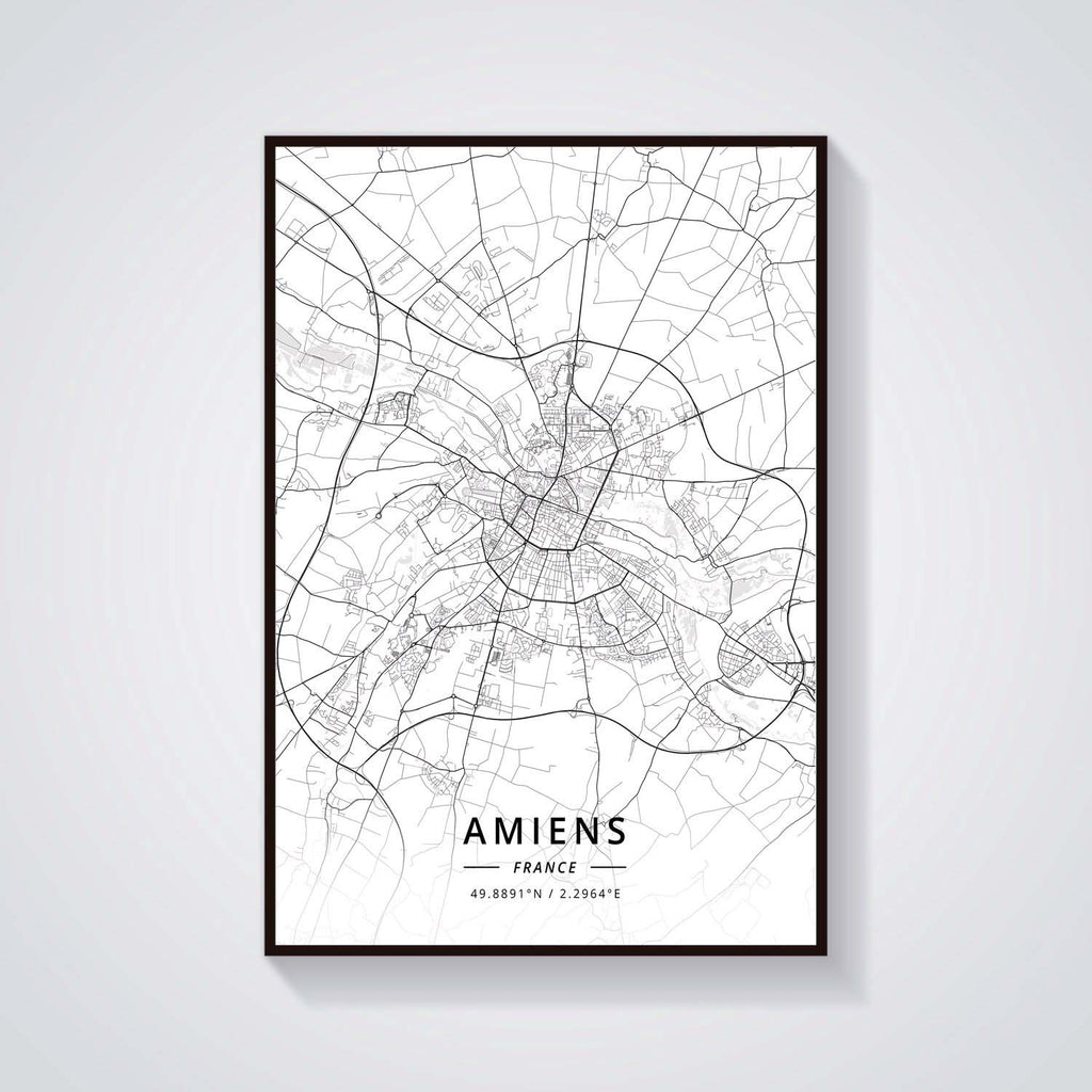 France City Map Poster Provence Canvas Painting