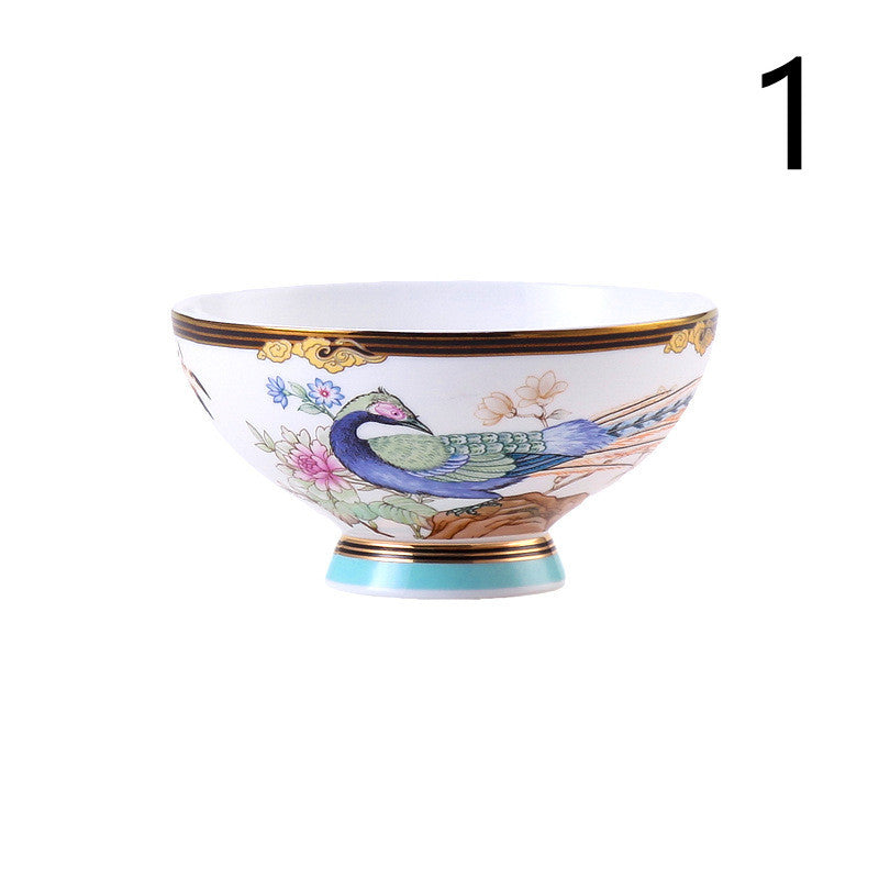 Creative Dishes And Dishes Set Household Chinese Bone China Tableware Set