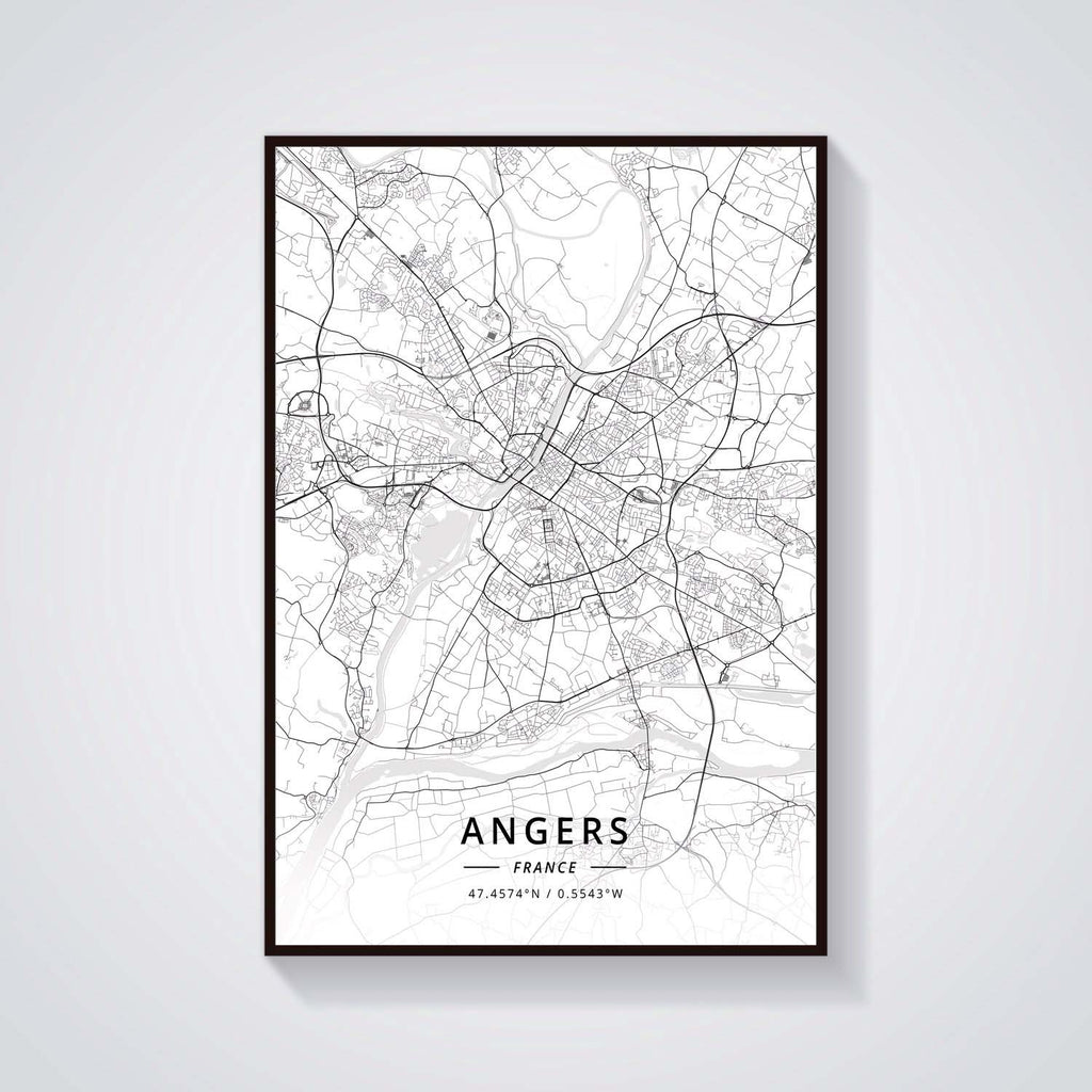 France City Map Poster Provence Canvas Painting