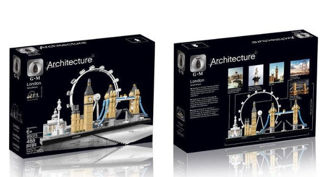 London Big Ben Tower Bridge Model Bricks Toy