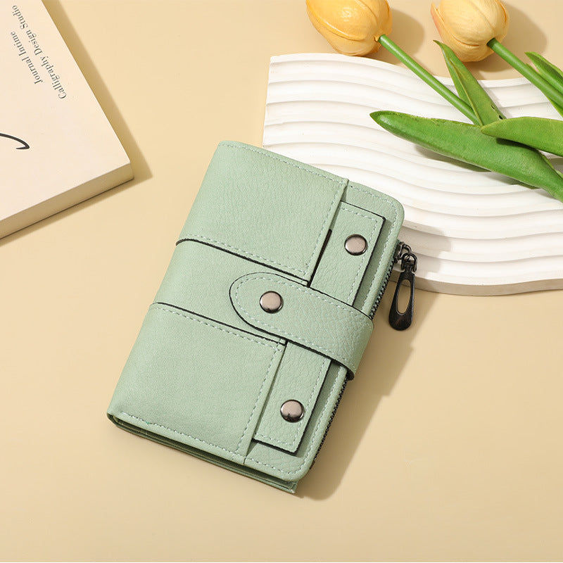 Slim Bifold Wallet in Green