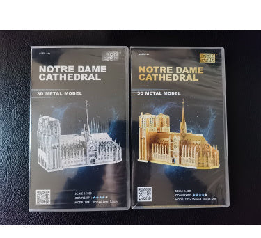 3D Three-dimensional Metal Puzzle Notre Dame De Paris Model Toy