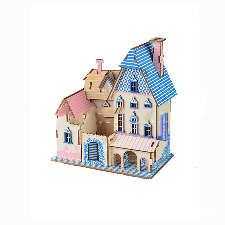 London Tower Bridge Three-dimensional Jigsaw Puzzle DIY Handmade